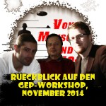 Episode 006 – Rückblick auf den GEP-Workshop, November 2014